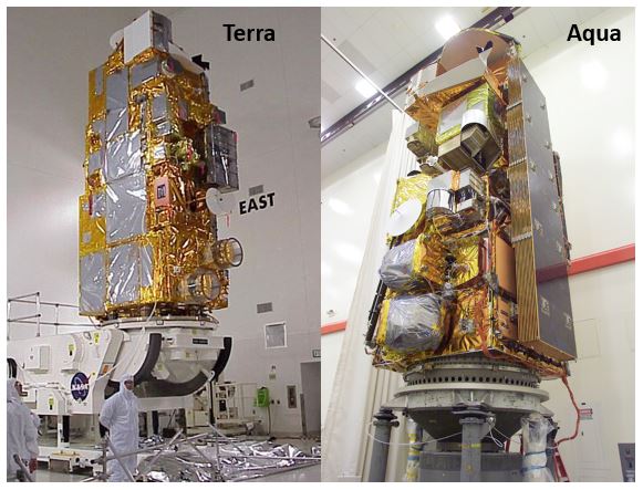 MODIS Terra and Aqua satellites