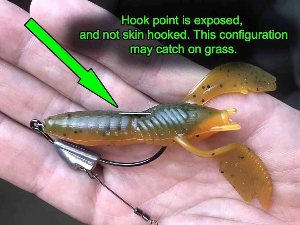 This Easy Trick Makes Lures More Weedless