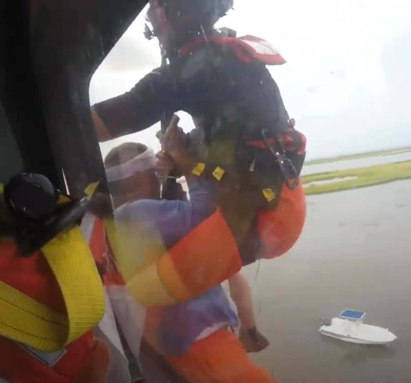 coast guard rescue otter bayou hopedale louisiana