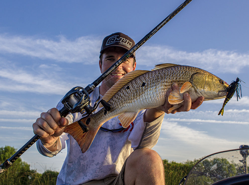 Summer redfish, trout on Big Lake love lure fished under popping