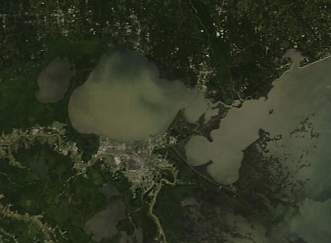 dirty lake pontchartrain MODIS 2