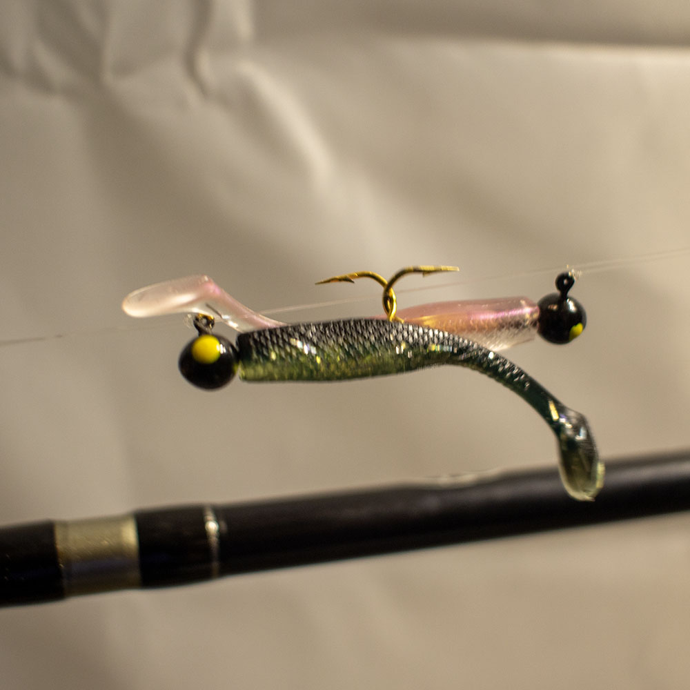 dock light lures for speckled trout as a double rig