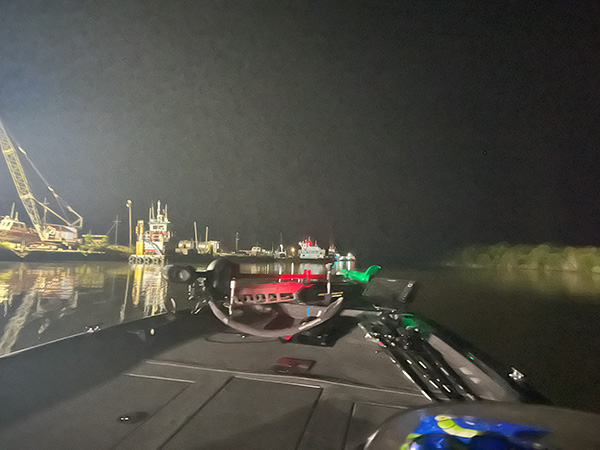 early morning hopedale marina bayou laloutre