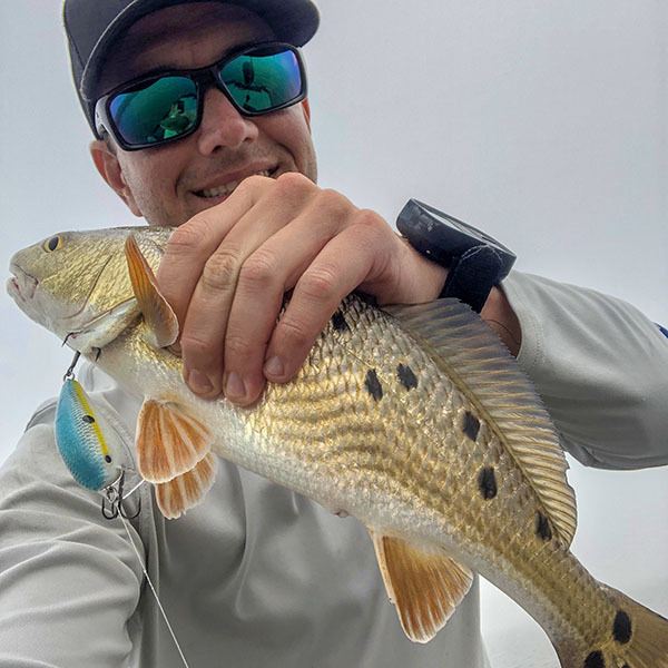 Top out on a fall redfish