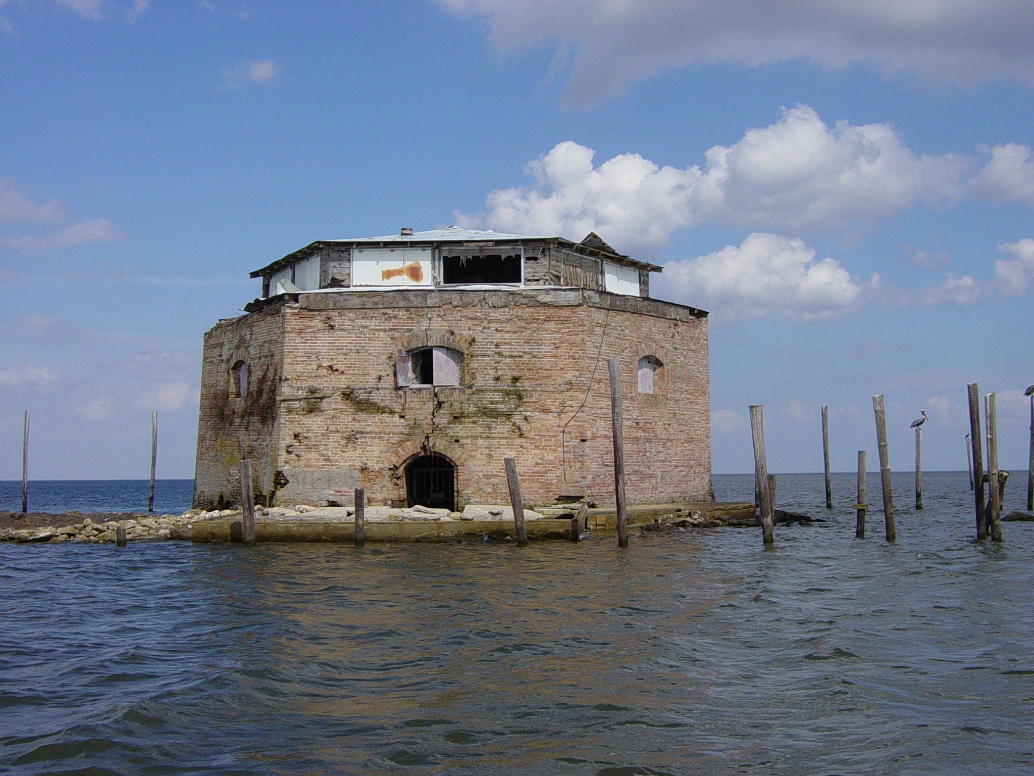 martello castle tower dupre before hurricane katrina