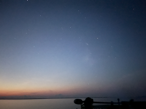 stars over MRGO mississippi river gulf outlet louisiana